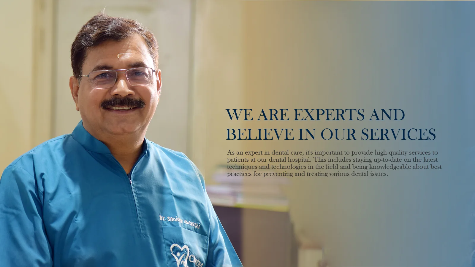 Dr. Sanjeev Kumar Awasthi, founder of Chetna Dental